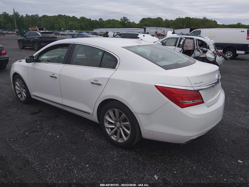 Vin: 1g4gb5g39ef245661, lot: 45692831, buick lacrosse leather group 20143