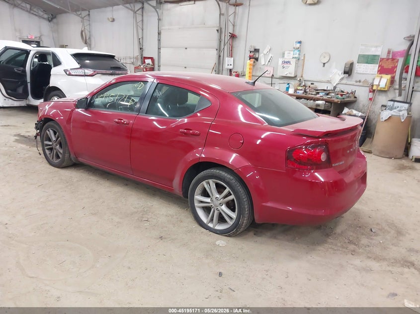 Vin: 1c3cdzeg6cn142425, lot: 45692899, dodge avenger sxt plus 20123