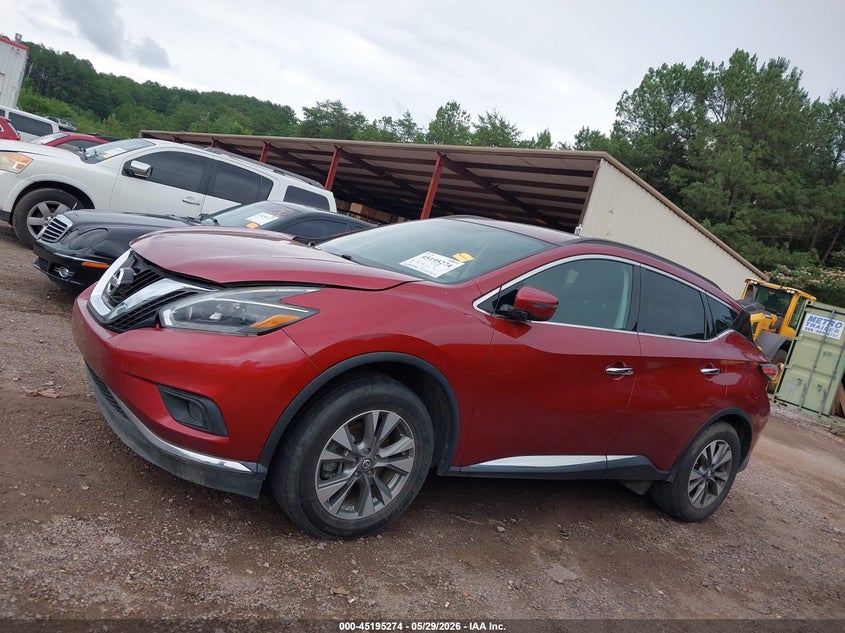 2018 Nissan Murano Sv VIN: 5N1AZ2MG3JN137043 Lot: 45195274