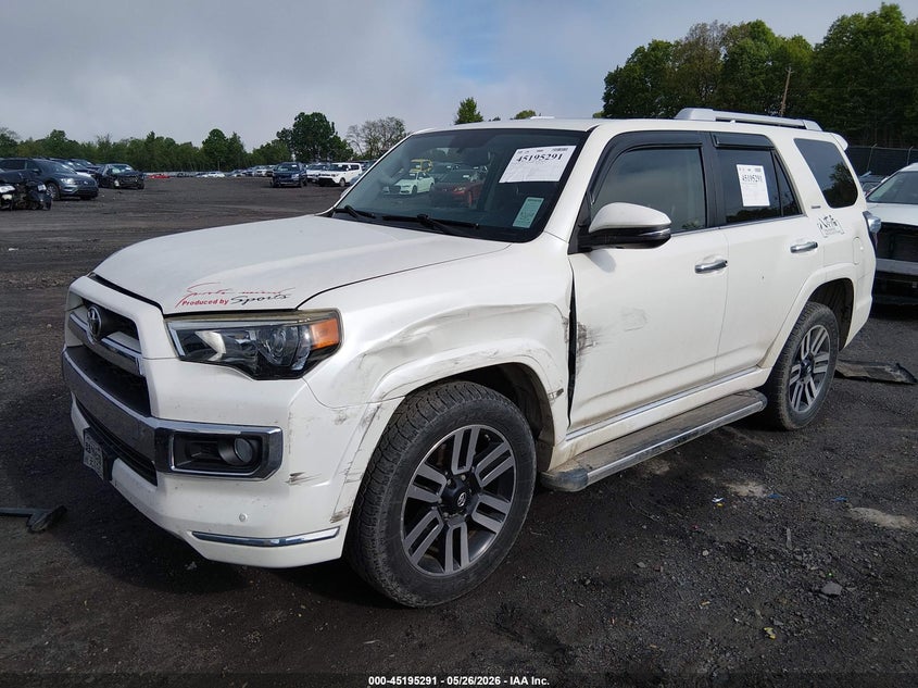 Vin: jtebu5jr3e5168342, lot: 45693019, toyota 4runner limited 20142