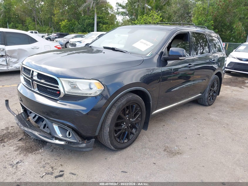 Vin: 1c4rdhdg0ec370050, lot: 45693075, dodge durango limited 20142