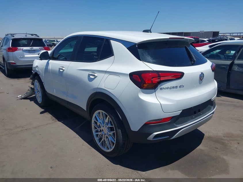 Vin: kl4mmbs27pb158568, lot: 45693150, buick encore gx preferred fwd 20233