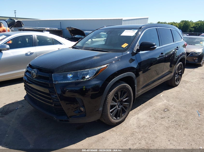 Vin: 5tdjzrfh8ks574972, lot: 45693217, toyota highlander se 20192