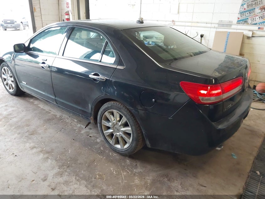 3LNDL2L35CR830404 2012 Lincoln 2.5 Mkz Hybrid black