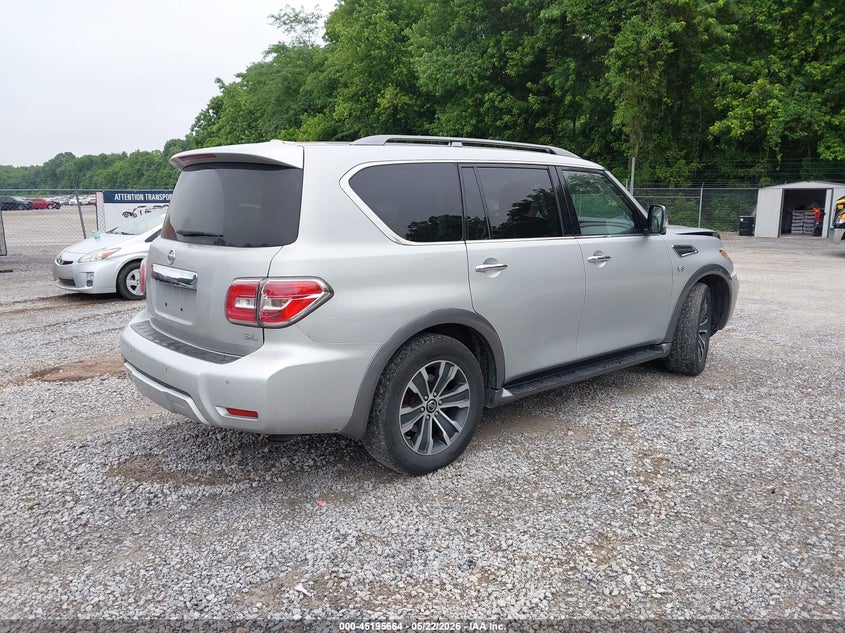 Vin: jn8ay2nc6lx519081, lot: 45693392, nissan armada sl 4wd 20204