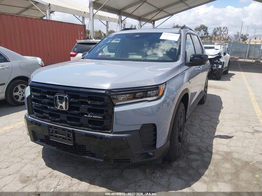 Vin: 5fnyg1h96tb013624, lot: 45693400, honda pilot black edition 20262