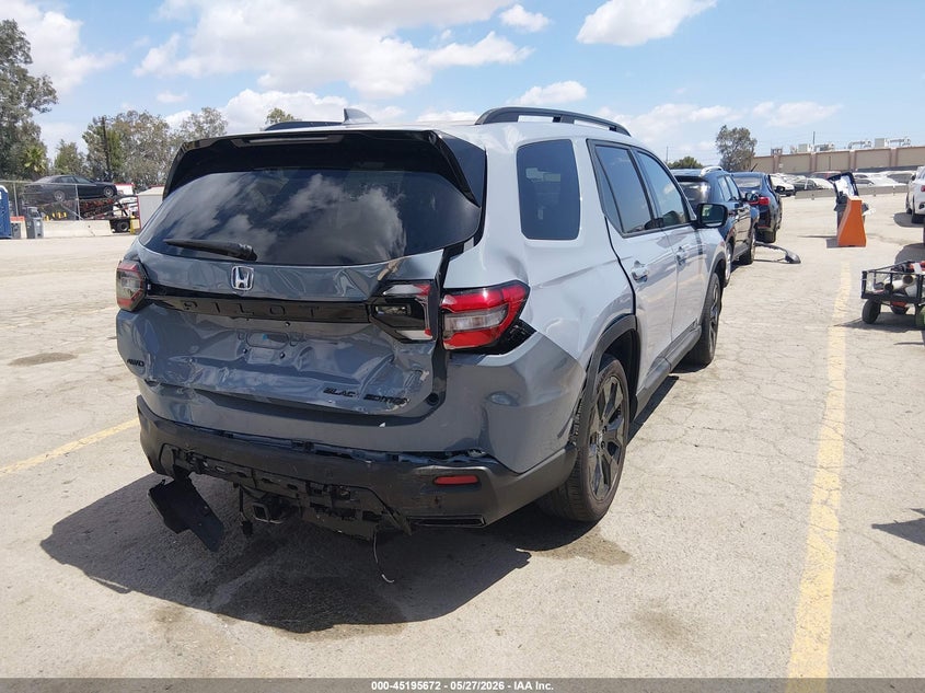 Vin: 5fnyg1h96tb013624, lot: 45693400, honda pilot black edition 20264
