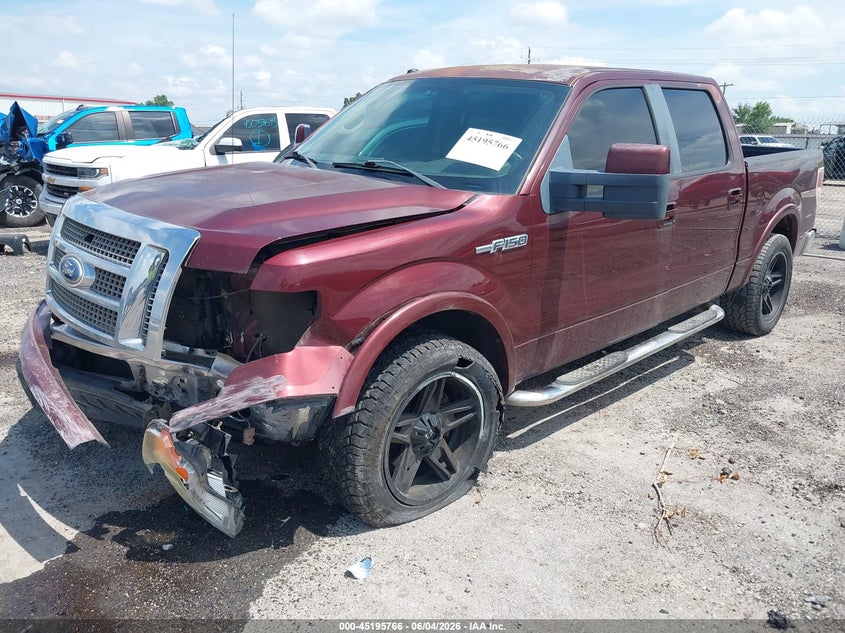 Vin: 1ftfw1cv6aka58030, lot: 45693494, ford f-150 lariat 20102
