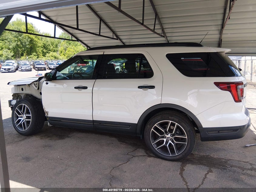 VIN 1FM5K8GTXJGC79069 2018 FORD EXPLORER SPORT