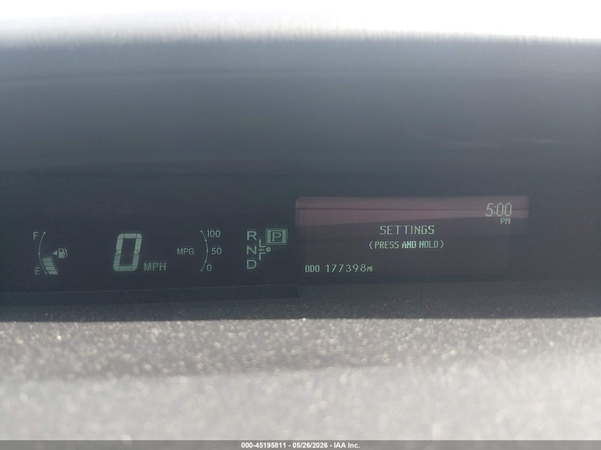 2011 TOYOTA PRIUS auction photo 7