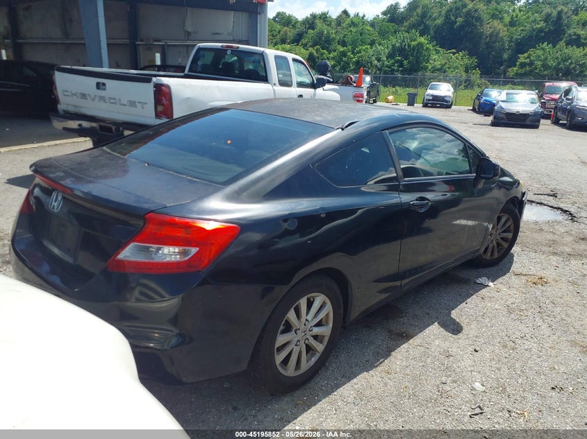 2012 Honda Civic 1.8 Ex black Lot 111045195852 Vin 2HGFG3B88CH546363
