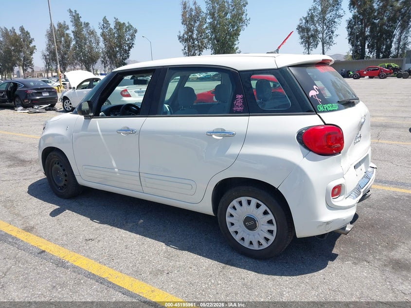 Vin: zfbcfaah6ez012181, lot: 45693689, fiat 500l pop 20143