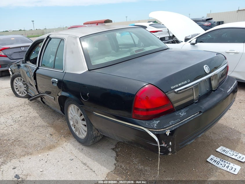 Vin: 2mebm7fv3ax634638, lot: 45693708, mercury grand marquis ls (fleet only) 20103