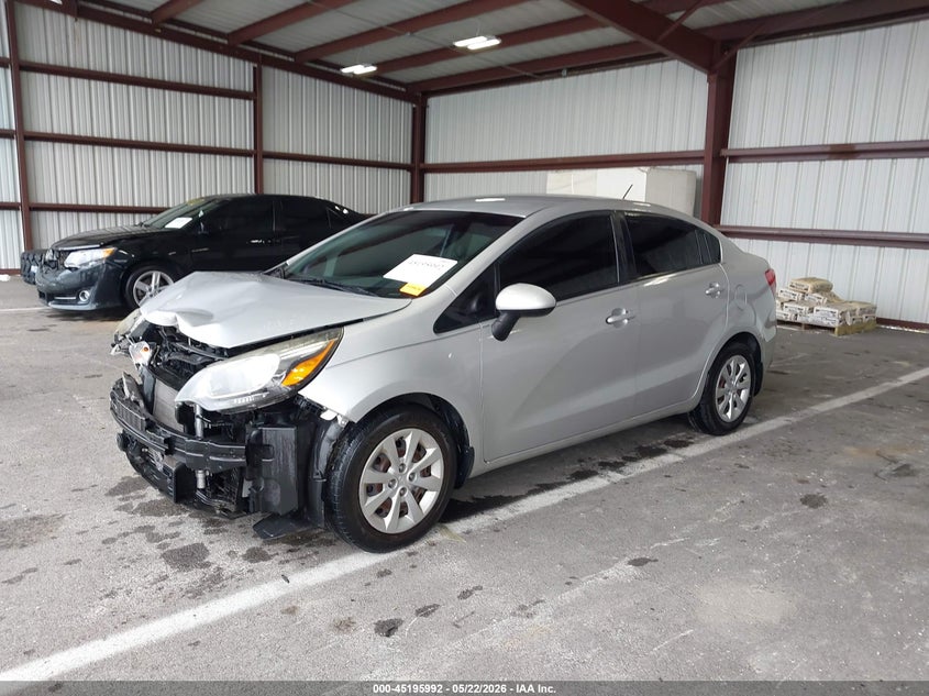 Vin: knadm4a30g6596060, lot: 45693720, kia rio lx 20162