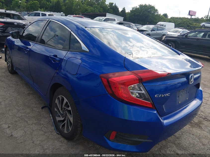 2016 HONDA CIVIC SEDAN 2.0L I-4 DOHC, VVT, 158HP