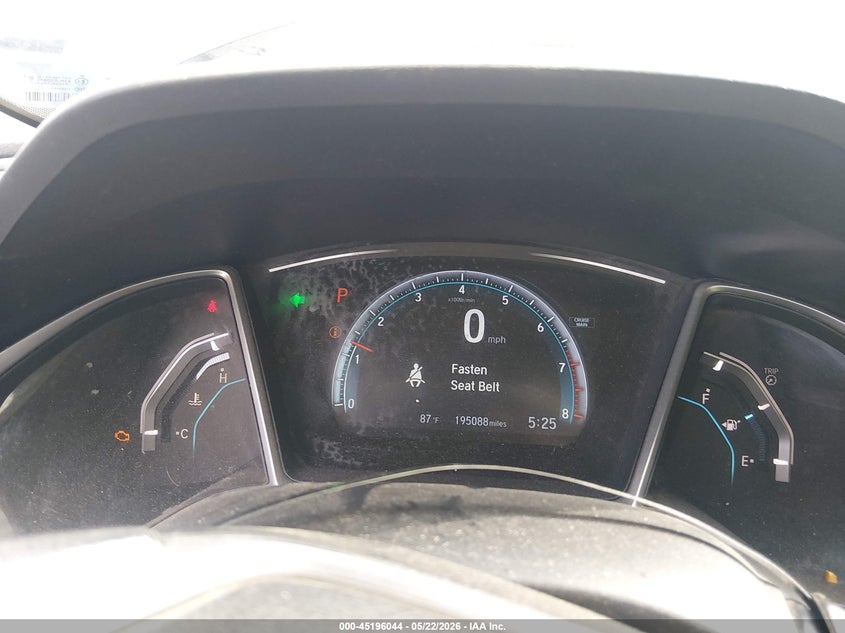 2016 HONDA CIVIC SEDAN 2.0L I-4 DOHC, VVT, 158HP