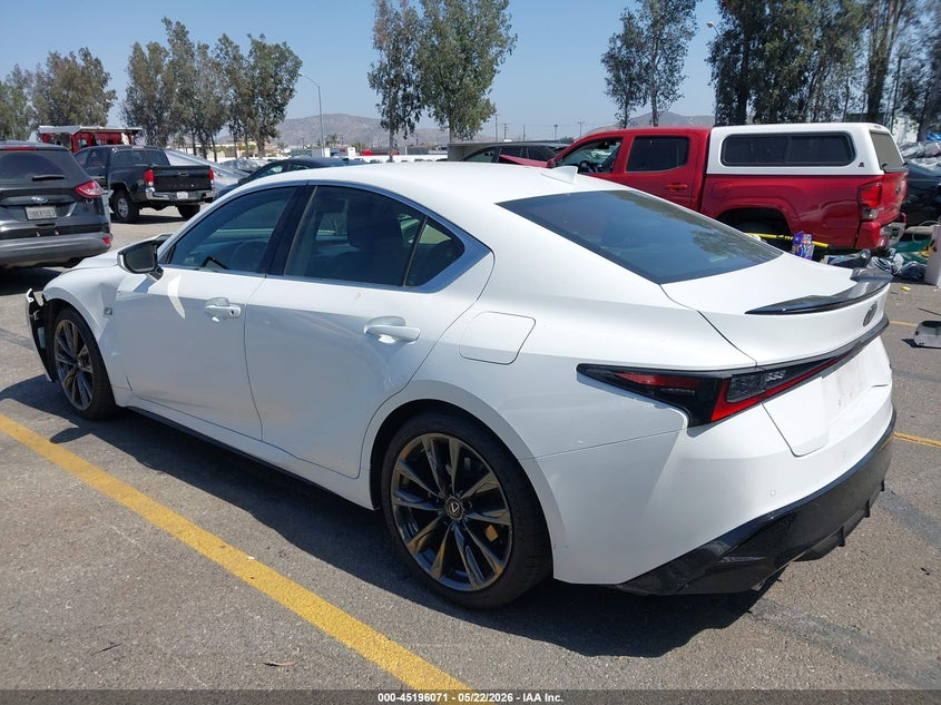 Vin: jthgz1b29p5061528, lot: 45693799, lexus is 350 f sport 20233