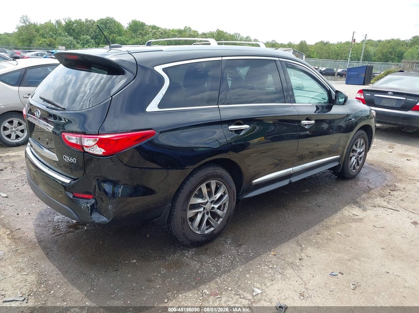 Vin: 5n1al0mm2fc528702, lot: 45693818, infiniti qx60 20154