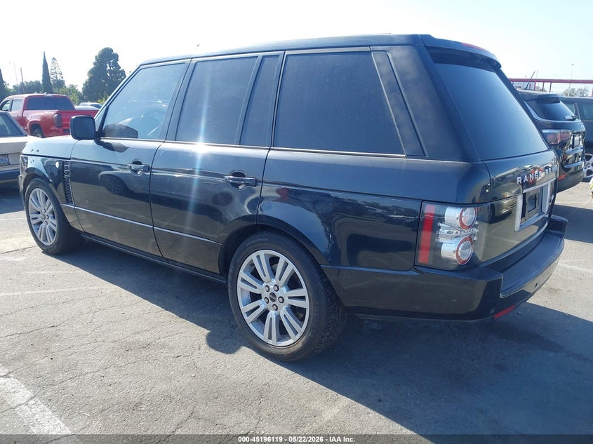 2012 Land rover RANGE ROVER 5.0 Hse black Lot 111045196119 Vin SALMF1D41CA368455