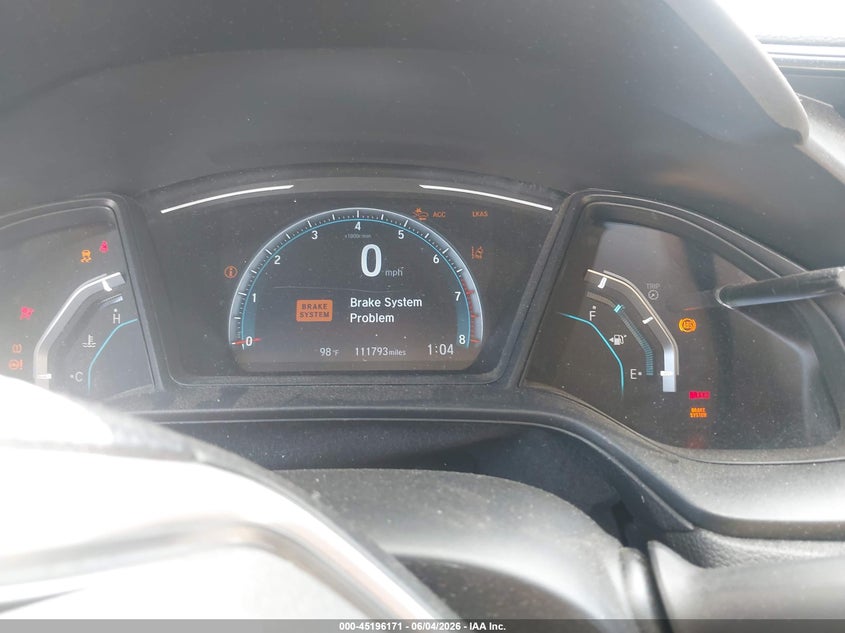 2020 HONDA CIVIC auction photo 7