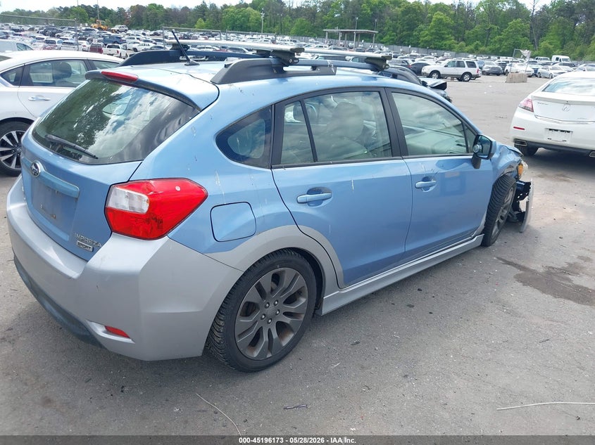 Vin: jf1gpas69ch213672, lot: 45693901, subaru impreza 2.0i sport limited 20124