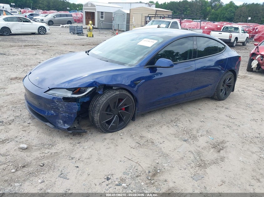 Vin: 5yj3e1et5sf964282, lot: 45693938, tesla model 3 performance all-wheel drive 20252