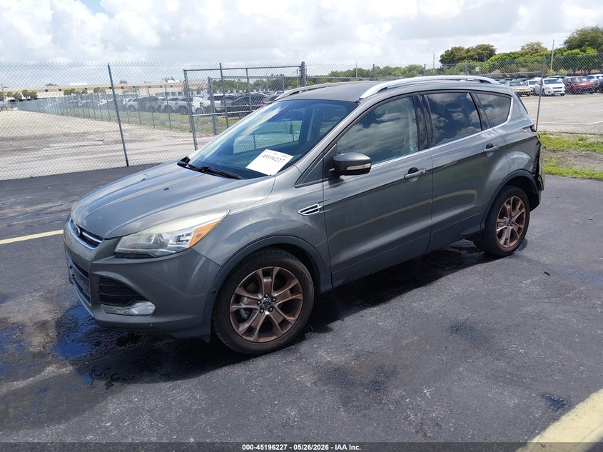 1FMCU0JX4EUC19794 2014 Ford Escape 1.6 Titanium Grey