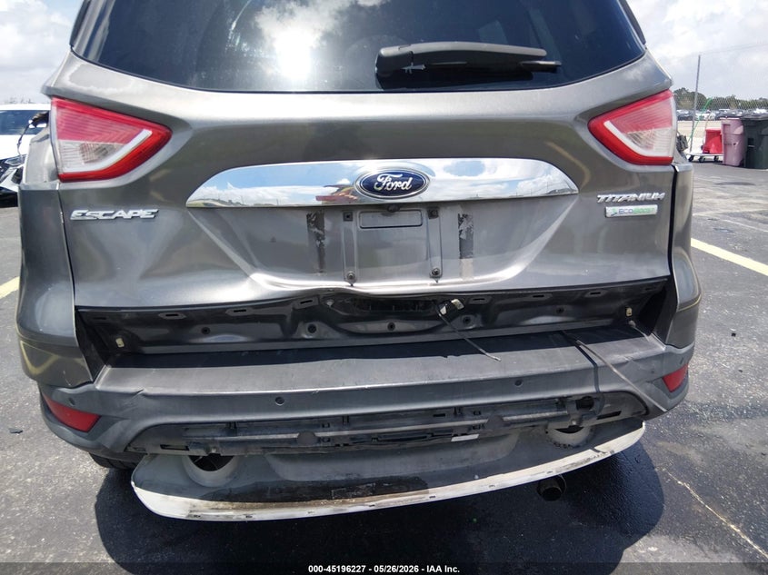 1FMCU0JX4EUC19794 2014 Ford Escape 1.6 Titanium Grey