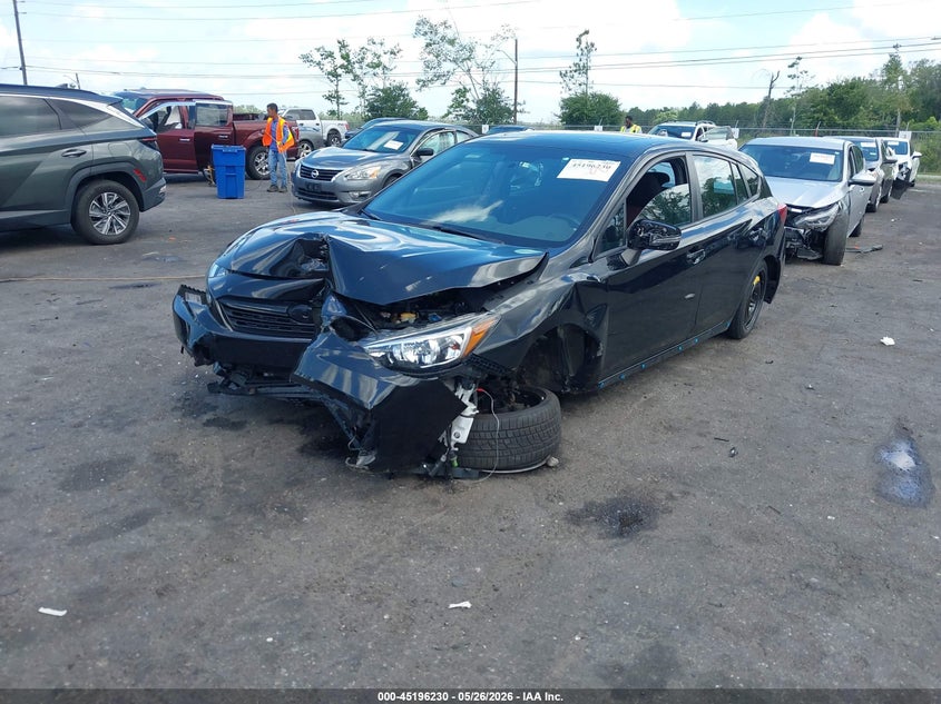 Vin: 4s3gtam65m3708436, lot: 45693958, subaru impreza sport 5-door 20212