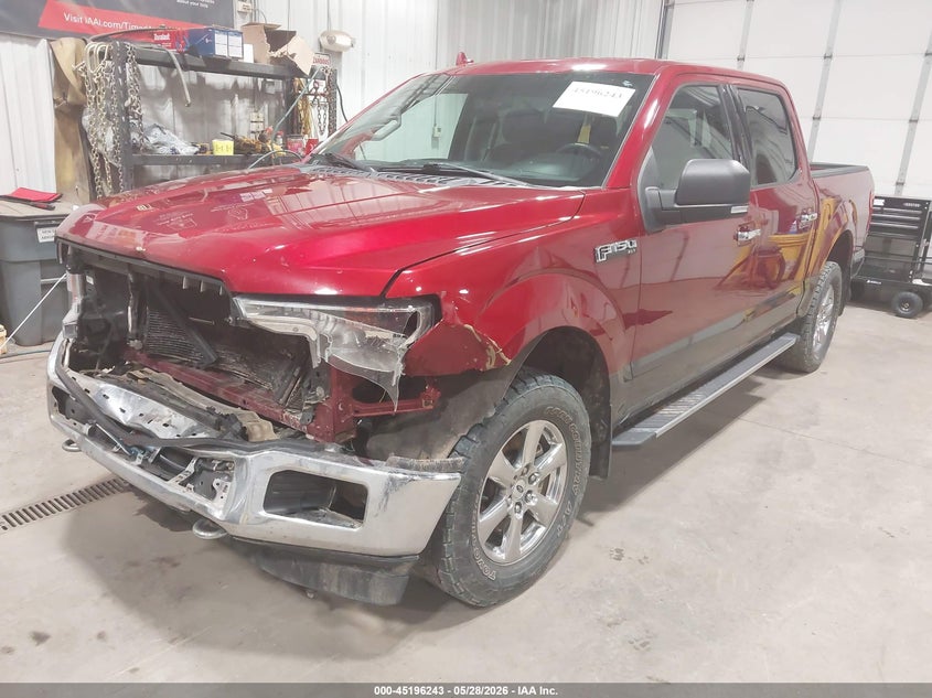 Vin: 1ftew1eg8jkf77462, lot: 45693971, ford f-150 xlt 20182