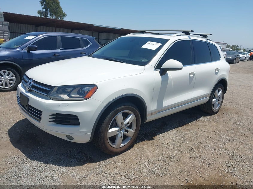 Vin: wvgff9bp8cd005351, lot: 45694015, volkswagen touareg vr6 lux 20122