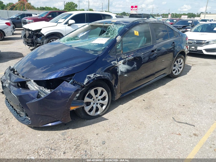 VIN 5YFEPMAE2NP309792 2022 TOYOTA COROLLA LE