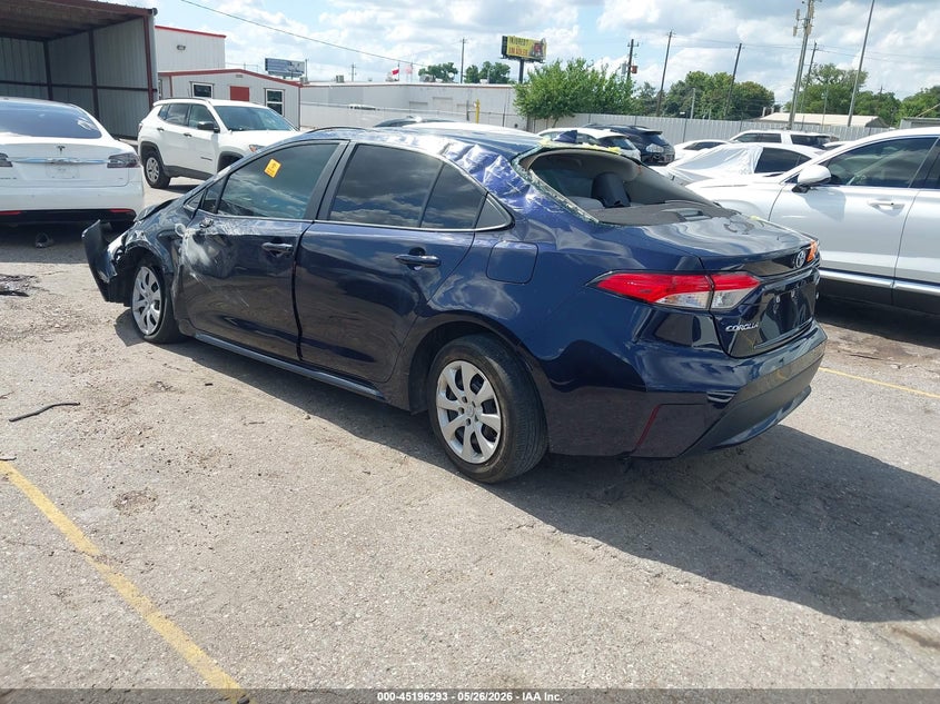 VIN 5YFEPMAE2NP309792 2022 TOYOTA COROLLA LE