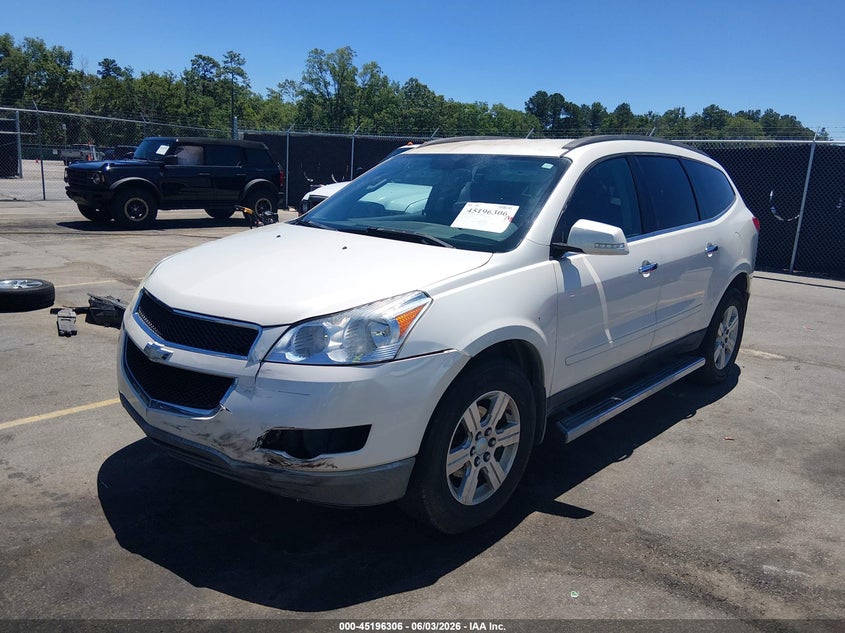Vin: 1gnkrjedxbj202462, lot: 45694034, chevrolet traverse 2lt 20112