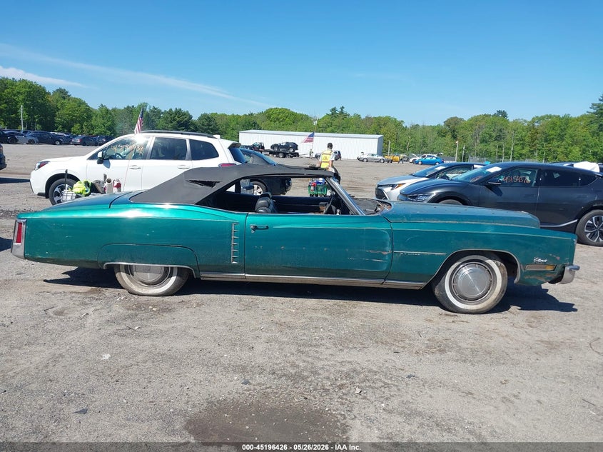 1972 Cadillac Eldorado VIN: 6L67520405504 Lot: 45196426