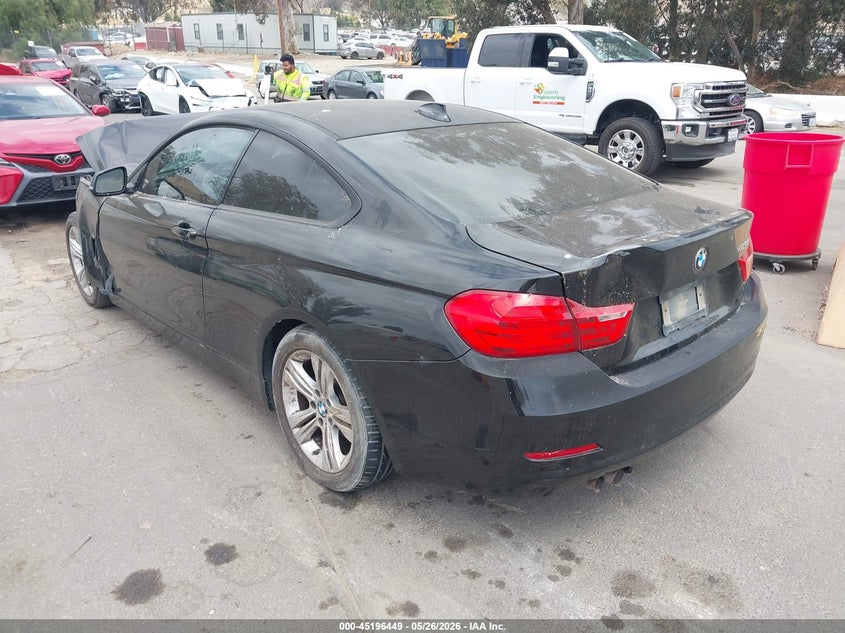 Vin: wba3n7c52fk223004, lot: 45694177, bmw 428i 20153