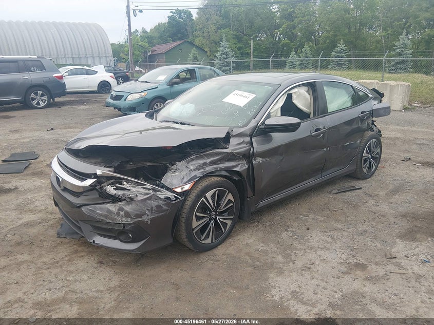VIN 19XFC1F7XHE215142 2017 HONDA CIVIC EX-L