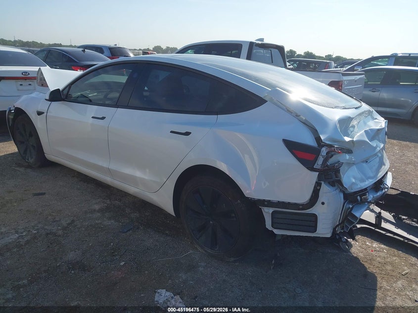 Vin: 5yj3e1ea3sf010029, lot: 45694203, tesla model 3 long range rear-wheel drive/standard rear-wheel drive 20253