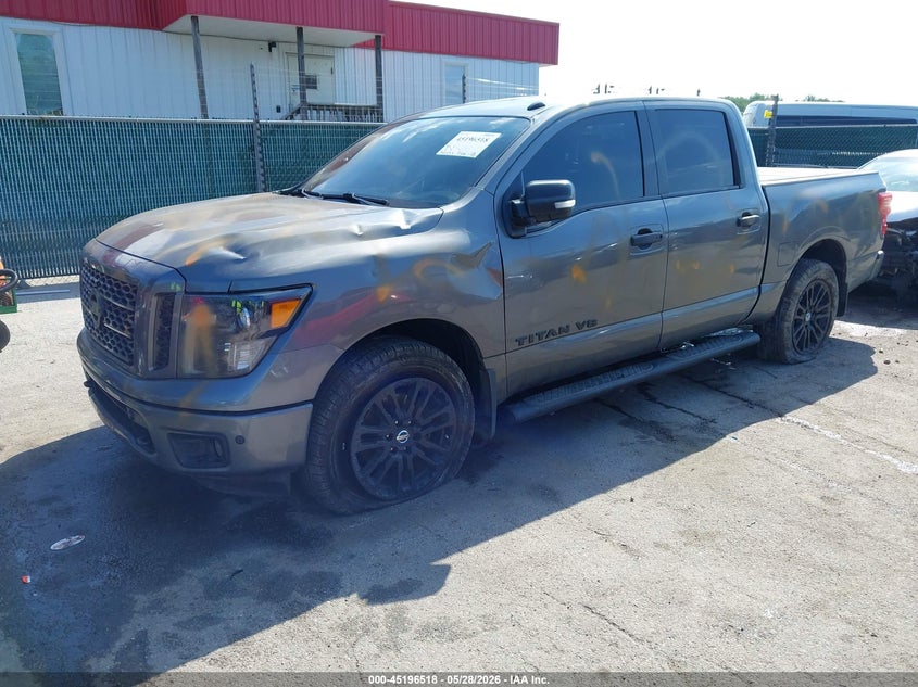 Vin: 1n6aa1e54kn529496, lot: 45694246, nissan titan sv 20192