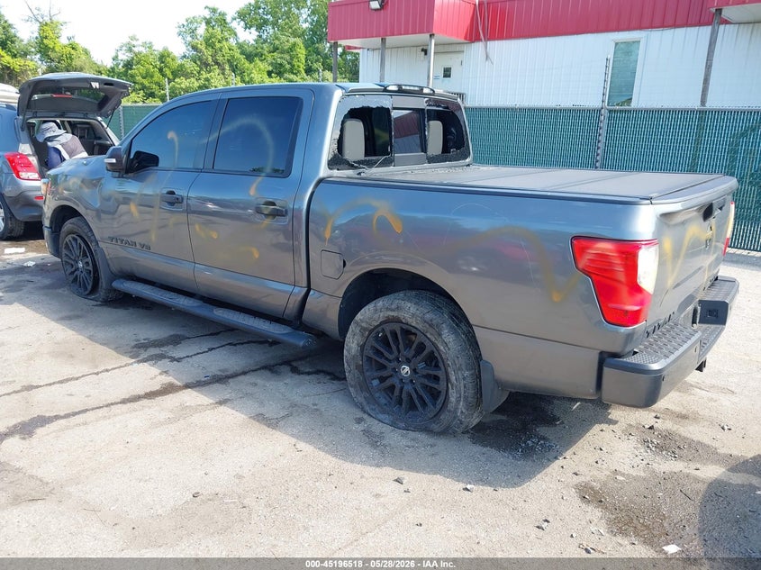 Vin: 1n6aa1e54kn529496, lot: 45694246, nissan titan sv 20193