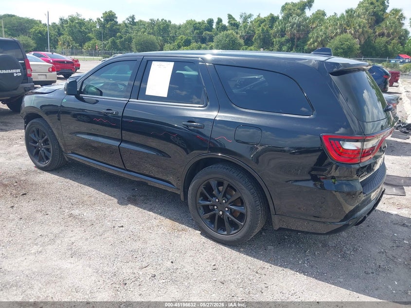 Vin: 1c4rdhdgxjc494840, lot: 45694360, dodge durango gt rwd 20183