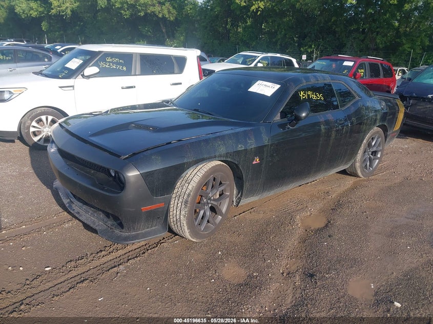 Vin: 2c3cdzfj1gh299918, lot: 45694363, dodge challenger r/t scat pack 20162