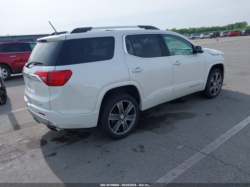 Vin: 1gkknxls2jz103874, lot: 45694397, gmc acadia denali 20184