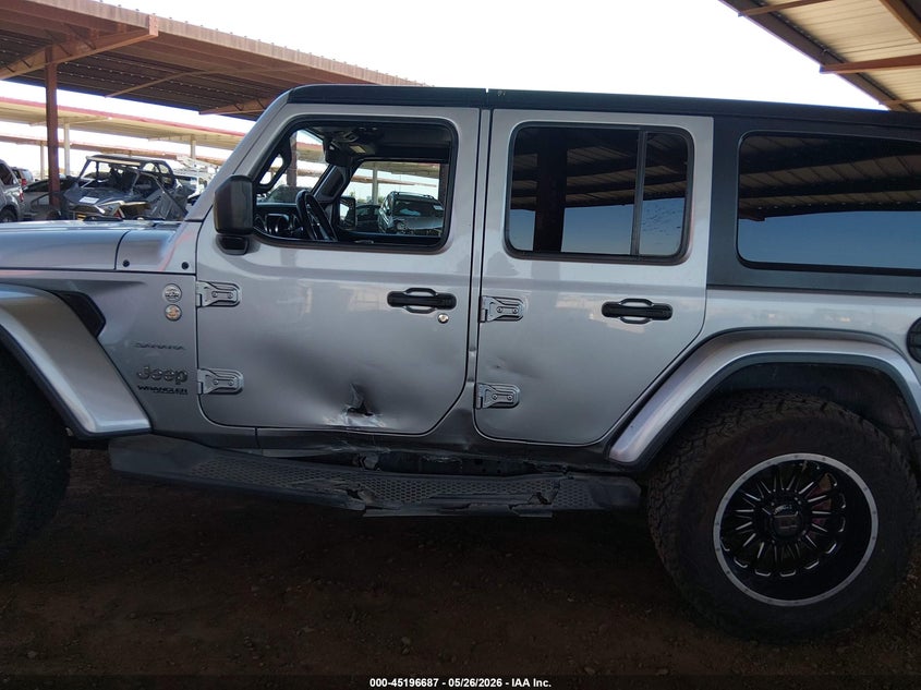 2020 Jeep Wrangler Unlimited Sahara 4X4 VIN: 1C4HJXEN6LW153545 Lot: 45196687
