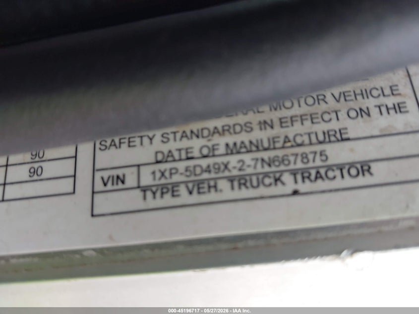 2007 OTHER PETERBILT 379 TRUCK N/A