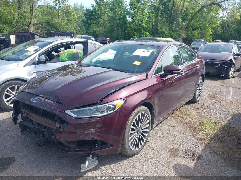 2017 Ford Fusion Se 3FA6P0H98HR282611 photo 1