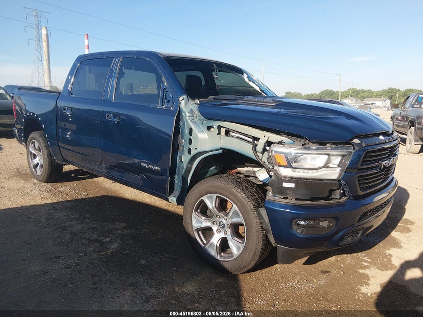 Vin: 1c6srfjt8nn406071, lot: 45694531, ram 1500 laramie  4x4 5'7 box 2022 img_1