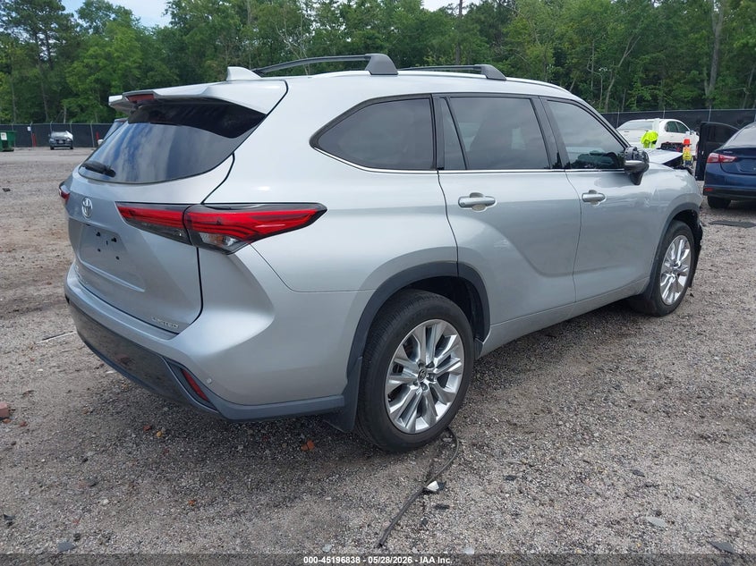 Vin: 5tdyzrah2ls022293, lot: 45694566, toyota highlander limited 20204
