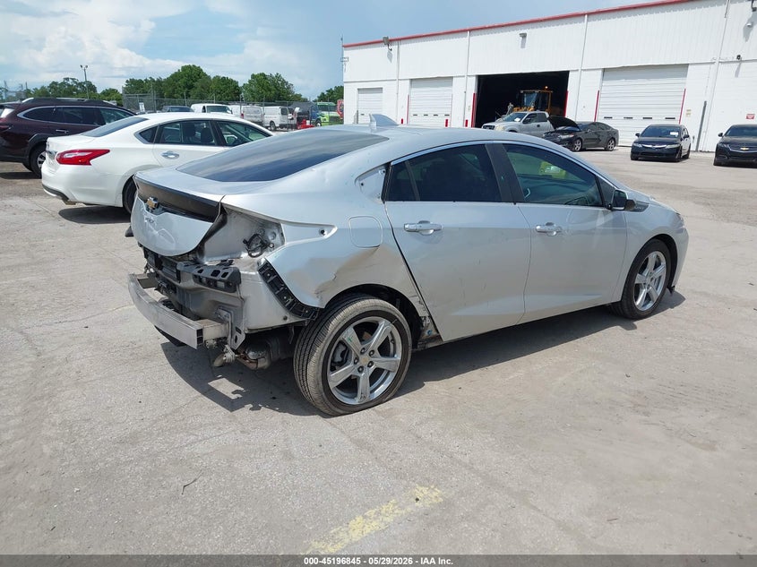 Vin: 1g1ra6s55hu103556, lot: 45694573, chevrolet volt lt 20174