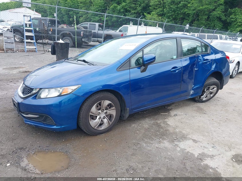 2014 Honda Civic Lx 19XFB2F5XEE270371 photo 1